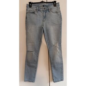 Universal Thread Women's Blue Distressed Skinny Jeans Size 4 27